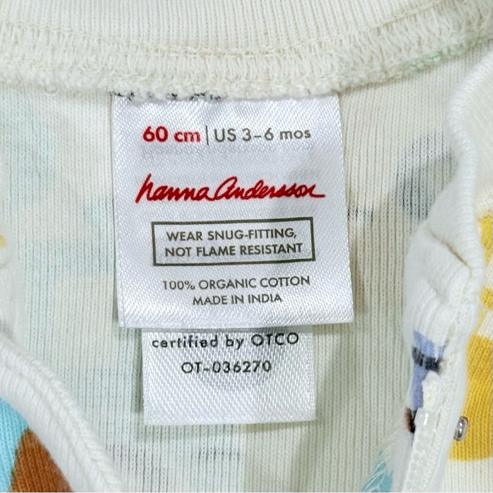 Hanna Andersson Ice Cream Trucks Romper Boys 3-6M Vans 2-Way Zip Shortie Sleeper - Picture 3 of 6